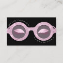 Zoek naar glasses visitekaartjes Roze