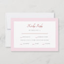 Recherche de rsvp rouge Rose