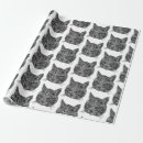 Zoek naar witte kat cadeaupapier Zwart wit
