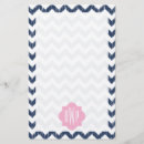 Zoek naar monogrammed briefpapier Girly