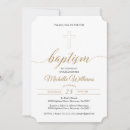 Recherche de or baptême invitations Église