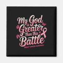 Recherche de ruban rose magnets Guerrier du cancer