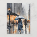 Recherche de jour pluvieux cartes postales Aquarelle