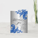 Recherche de arabesque vœux cartes Bleu