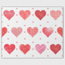 Recherche de saint valentin coeur papier cadeau Rouge