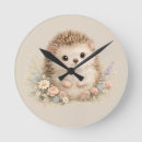 Recherche de hérisson horloges Mignon