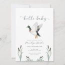Recherche de canard baby shower invitations Chasse