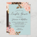 Recherche de aqua blue floral mariage invitations Rose