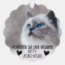 Recherche de chat memorial ornements Élégant