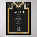 Recherche de affiche mariage menus Chic