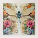 Recherche de dragonfly puzzles Aquarelle
