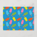 Recherche de motif coloré cartes postales Glace