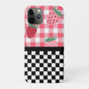 Recherche de fruits iphone coques Noir et blanc