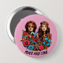 Recherche de les années 1960 badges Fleurs