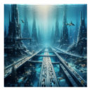 Recherche de ville marine posters Bleu