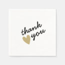 Zoek naar gouden hart servetten Dank u