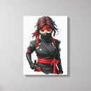 Zoek naar ninja canvas prints Krijger