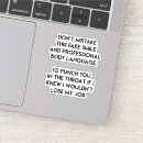 Recherche de humour de bureau autocollants Sarcastique