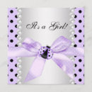 Zoek naar ladybug babyshower uitnodigingen Paars