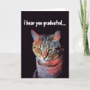 Zoek naar kat humor felicitatiekaarten Afstuderen