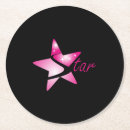 Recherche de star dessous de verres Rose