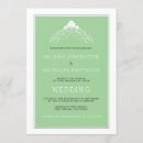 Recherche de vert irlandais mariage invitations Tendance