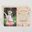 Recherche de fée vintage invitations Floral