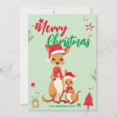 Recherche de kangourou noël cartes Mignon