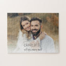 Recherche de femme puzzles Typographie