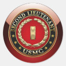 Recherche de lieutenant autocollants Usmc 2ndlt de promotion