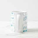 Recherche de coeur turquoise tasses Amour