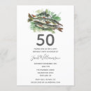 Recherche de de poissons anniversaire invitations Aquarelle