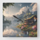 Recherche de cottages horloges Mur