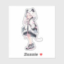 Recherche de anime girl autocollants Kawaii