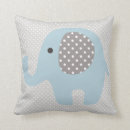 Recherche de éléphants bleus coussins Baby shower