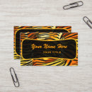 Recherche de chats sauvages cartes visite Rayures de tigre