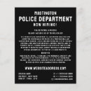 Recherche de police prospectus Policier