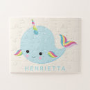 Recherche de narwhal puzzles Arc en ciel