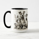Recherche de croquis de chien tasses Chiot