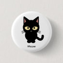 Recherche de le chat noir badges Pour enfants