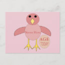 Recherche de oiseau de dame vœux cartes Rose