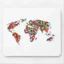 Recherche de voyage du monde tapis souris Globe