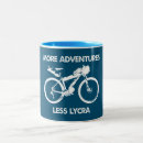 Recherche de aventure tasses Cycliste