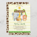 Zoek naar safari baby shower invitations Neutraal