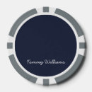 Recherche de marin jetons poker Bleu