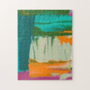 Zoek naar abstract puzzels Blauw