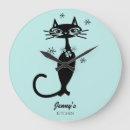 Zoek naar katten klokken Retro