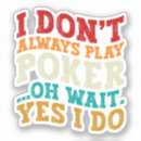 Zoek naar kaartspels stickers Poker