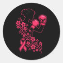 Recherche de chemise rose autocollants Sensibilisation au cancer