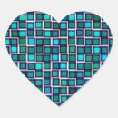 Recherche de coeur abstrait autocollants Tendance